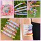 300Pcs Round Letter Beads K 4X7mm Single Small Letter Beads for Friendship Bracelets Making